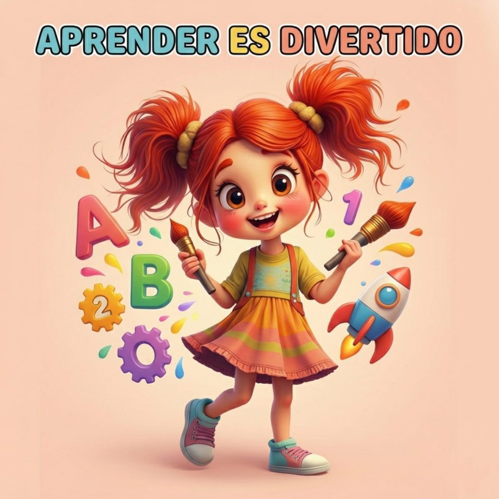 Bimba aprende y colorea las letras