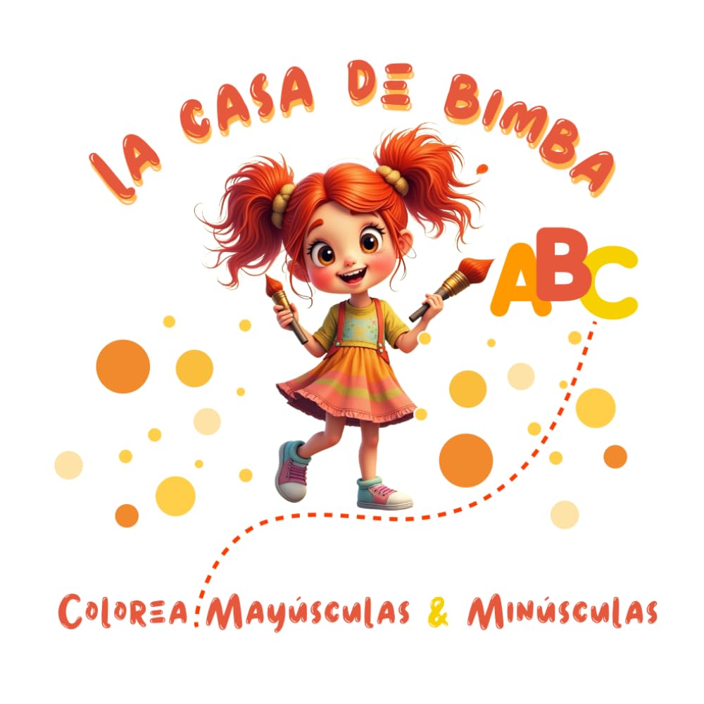 Libro La casa de Bimba. Colorea mayúsculas y minúsculas