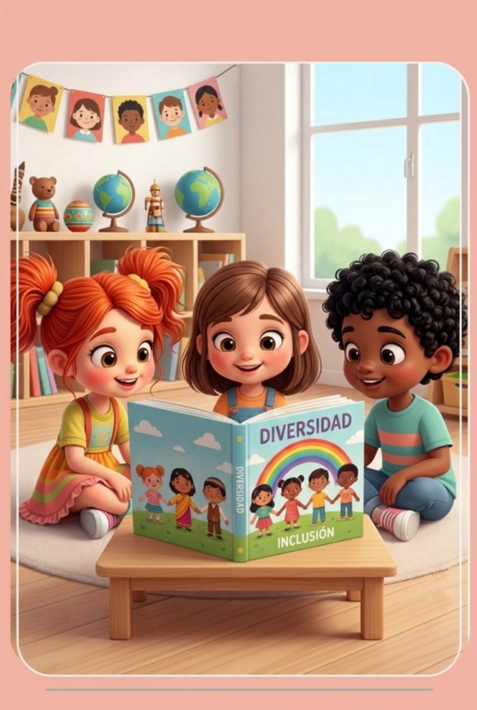 Bimba y sus amigos leyendo